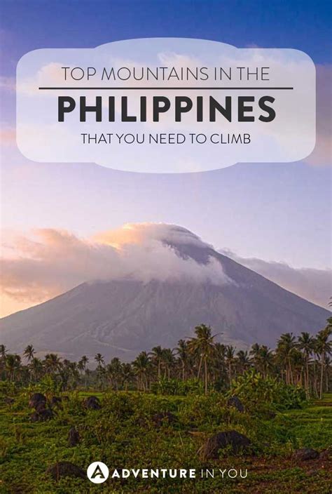 mountain cities in the philippines|Top 13 Mountain Climbing and Hiking Destinations in .
